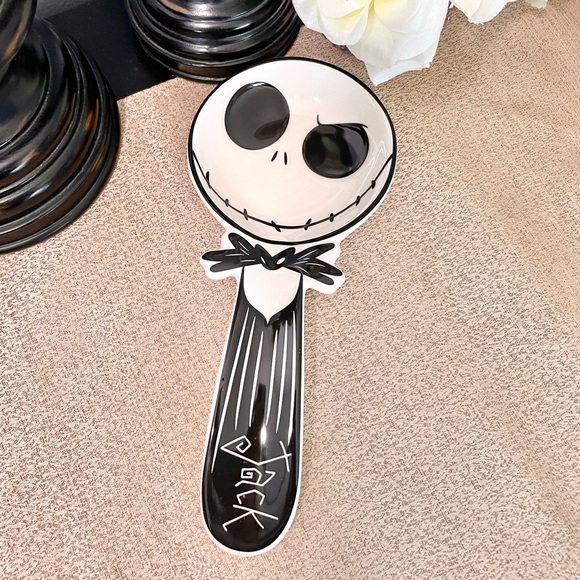 NWT Disney The Nightmare Before Christmas Jack Skellington Ceramic Spoon Rest - Picture 5 of 6